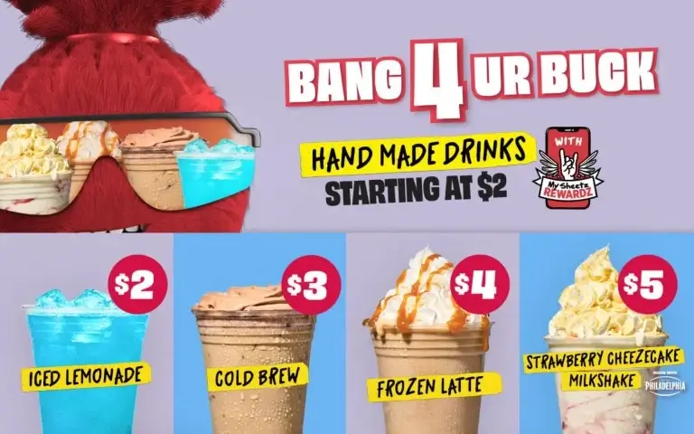 sheetz band 4 ur buck menu with price