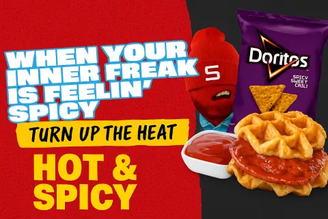 Sheetz Hot & Spicy Menu with prices
