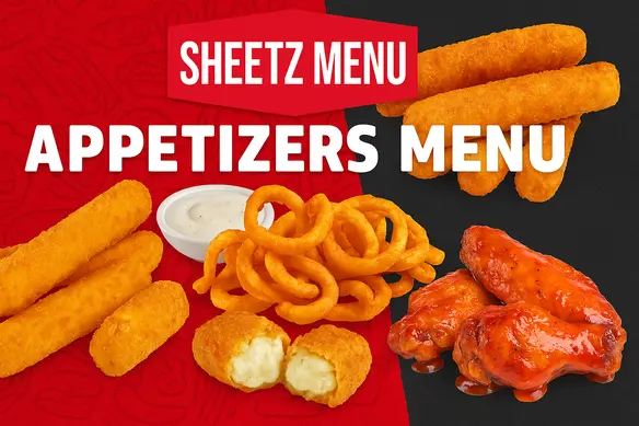 Sheetz Appetizers Menu