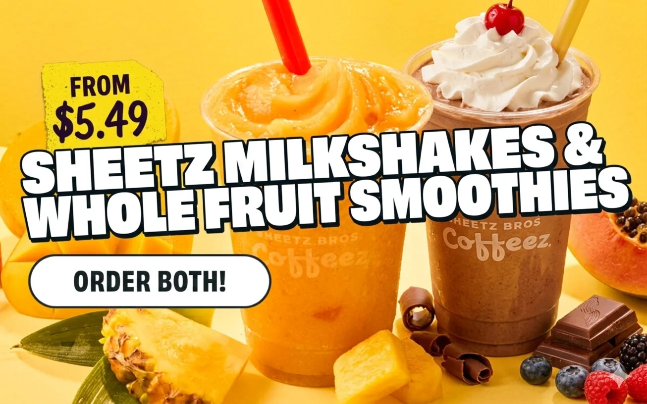 Sheetz milkshakes and smoothies