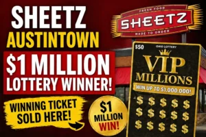 Sheetz Austintown million dollar lottery winner