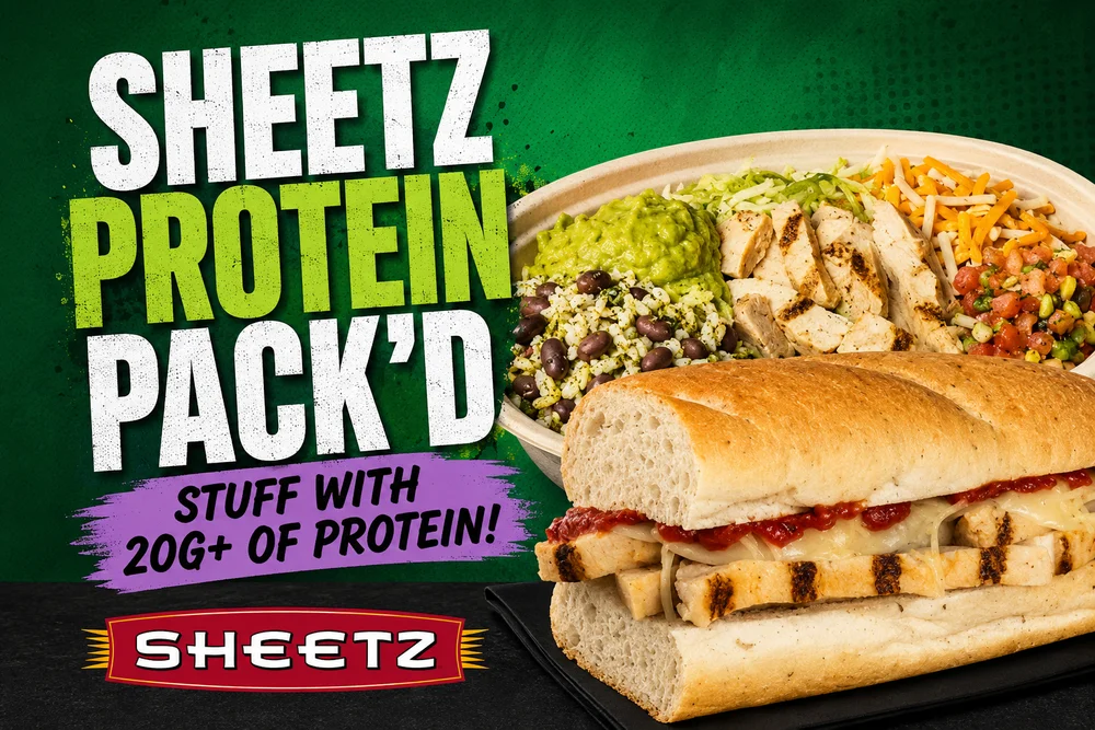 Sheetz Protein Pack’d Menu