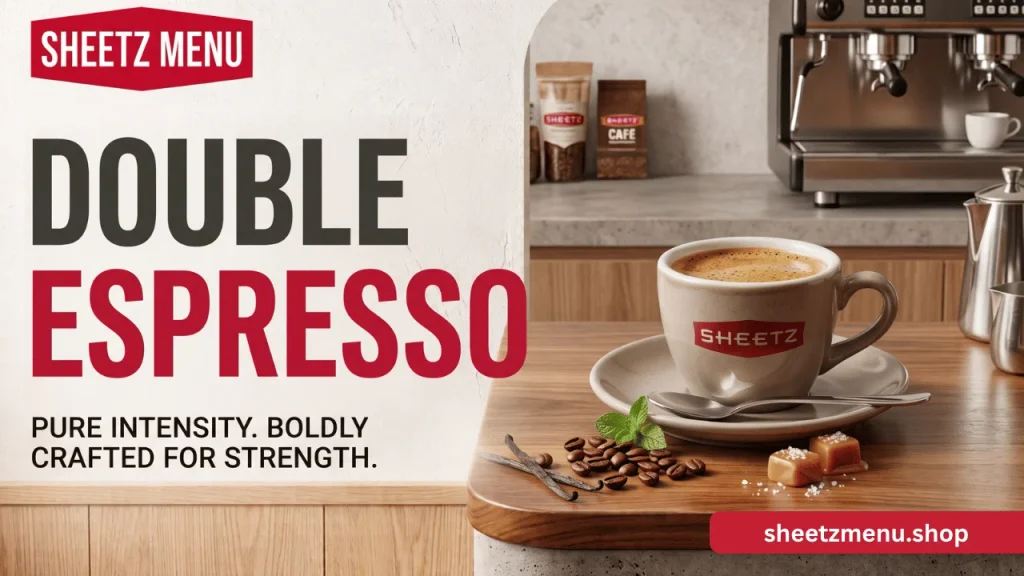 sheetz double espresso menu with prices and caloires