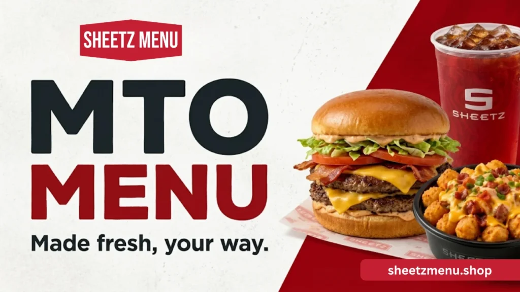 Sheetz MTO Menu with Prices